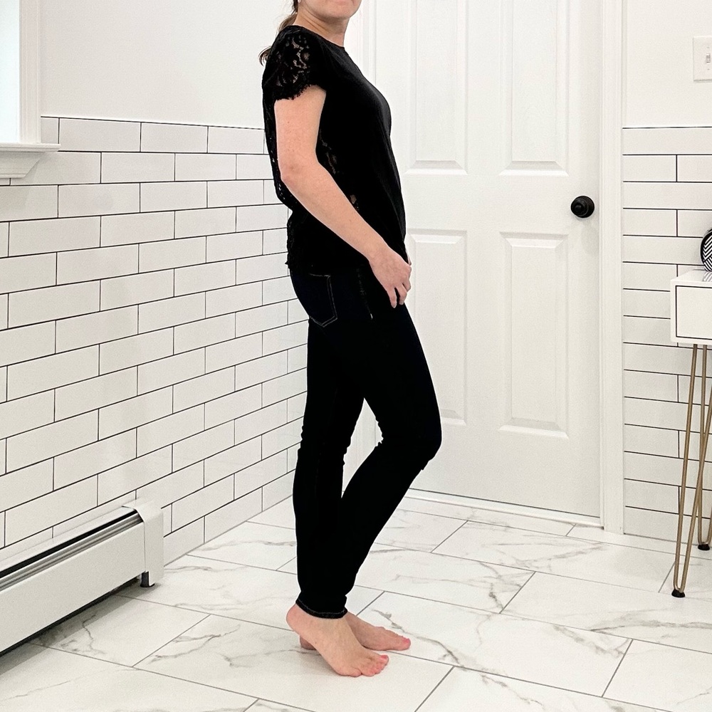 Express Dark Blue Skinny Jeans